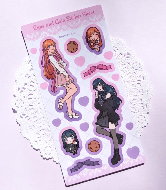 Ryne and Gaia Stickers Ryne and Gaia Stickers