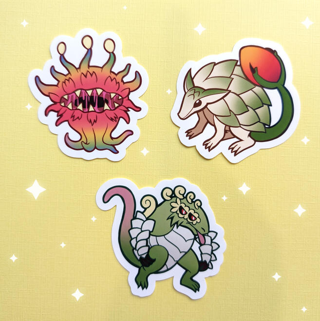 Thavnair Mobs Stickers